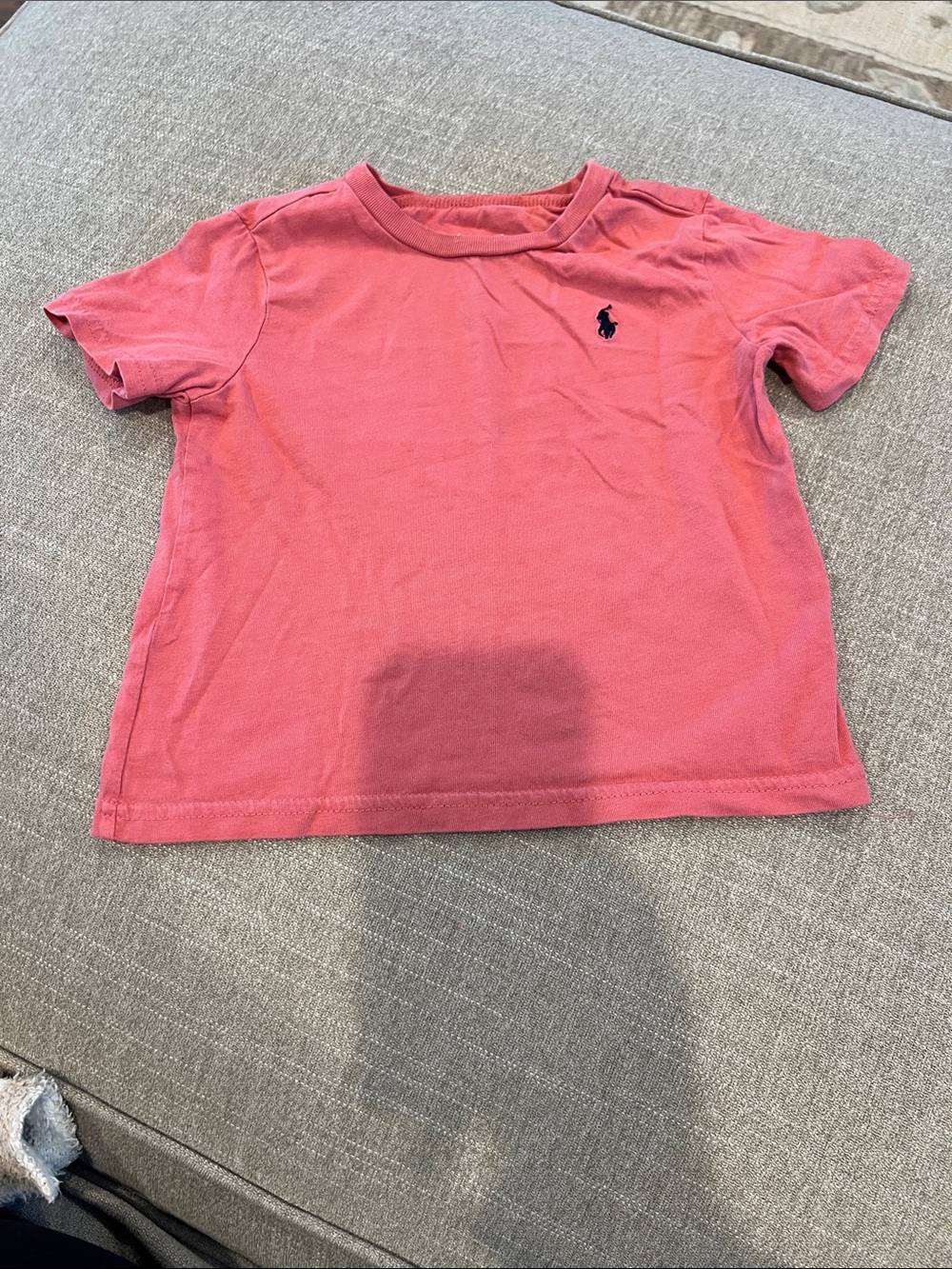Polo by Ralph Lauren Kids Coral Pink Short-Sleeve Crew Tee